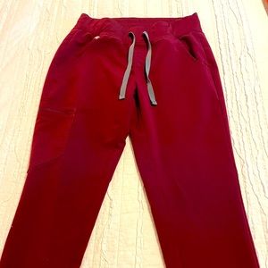 Figs Burgundy XS Zamora Scrub Pants